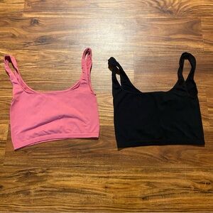 2 Intimately Free People Women’s Solid Crop Tops